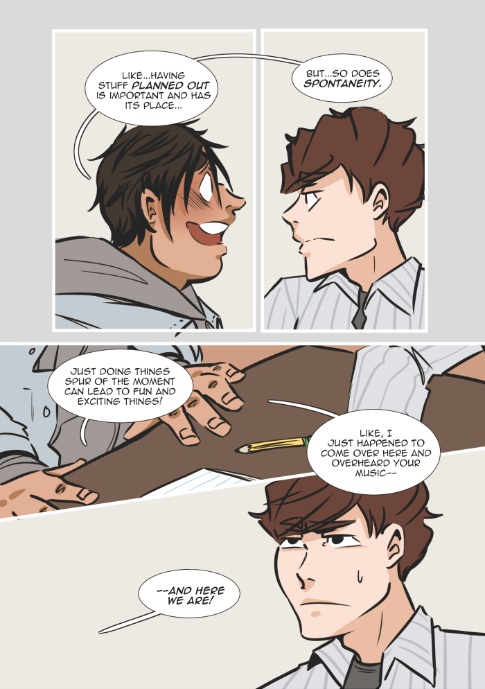 You did not "just happen" to come over you fully planned it and improvised from there You did not "just happen" to come over you fully planned it and improvised from there